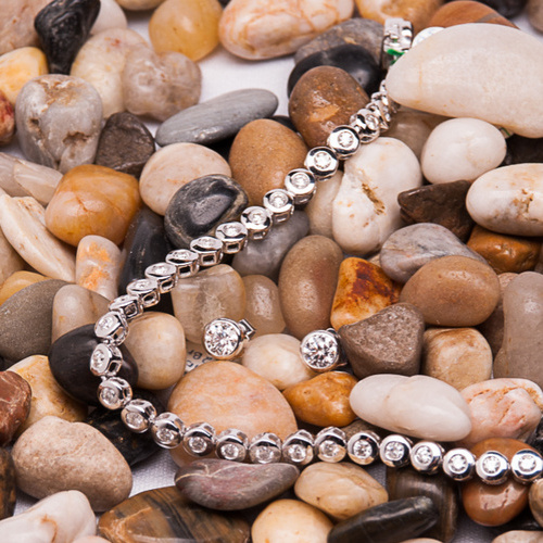 Ohrstecker Wei&szlig;gold mit Brillanten&period;